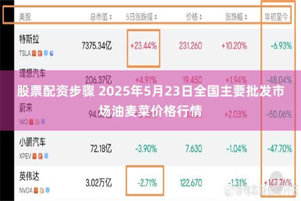 股票配资步骤 2025年5月23日全国主要批发市场油麦菜价格行情