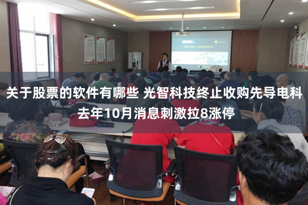 关于股票的软件有哪些 光智科技终止收购先导电科 去年10月消息刺激拉8涨停